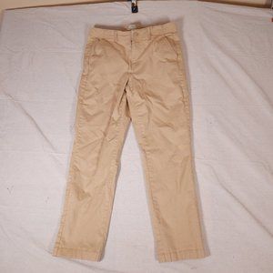 LL Bean Lakewashed Khaki Chino Casual Pants Favorite Fit Womens 10 Reg FLAW